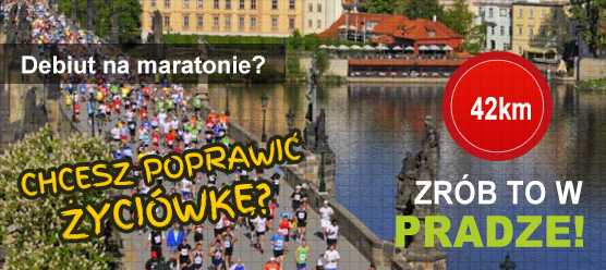 baner maratonu w Pradze