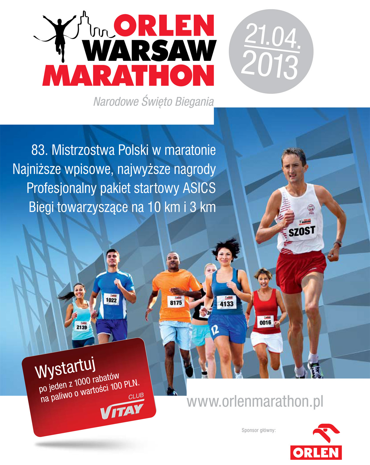 ORLEN Warsaw Marathon 21042013 plakat